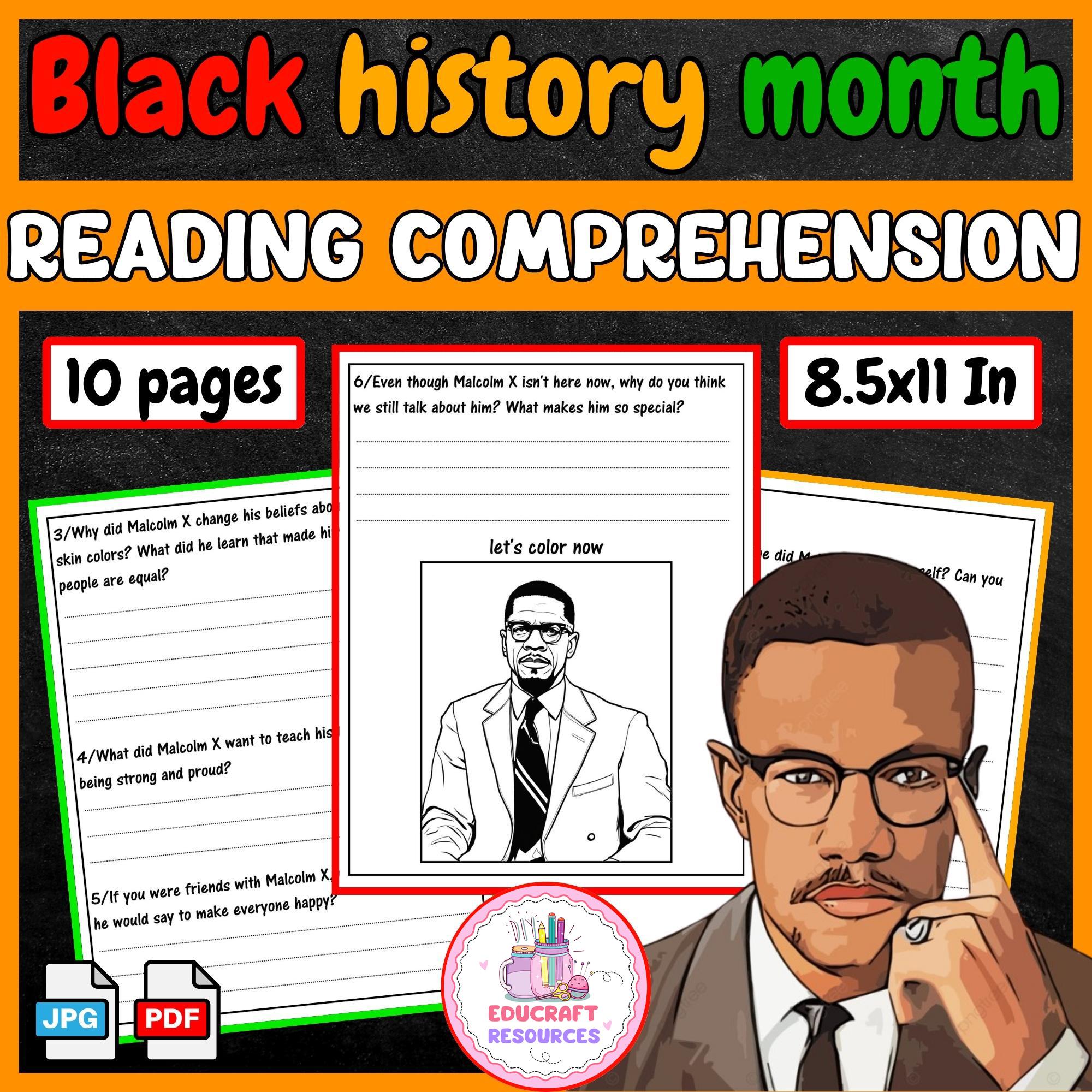 Black <b>History</b> Month Digital <b>resources</b> | Malcolm X <b>Reading</b> ...